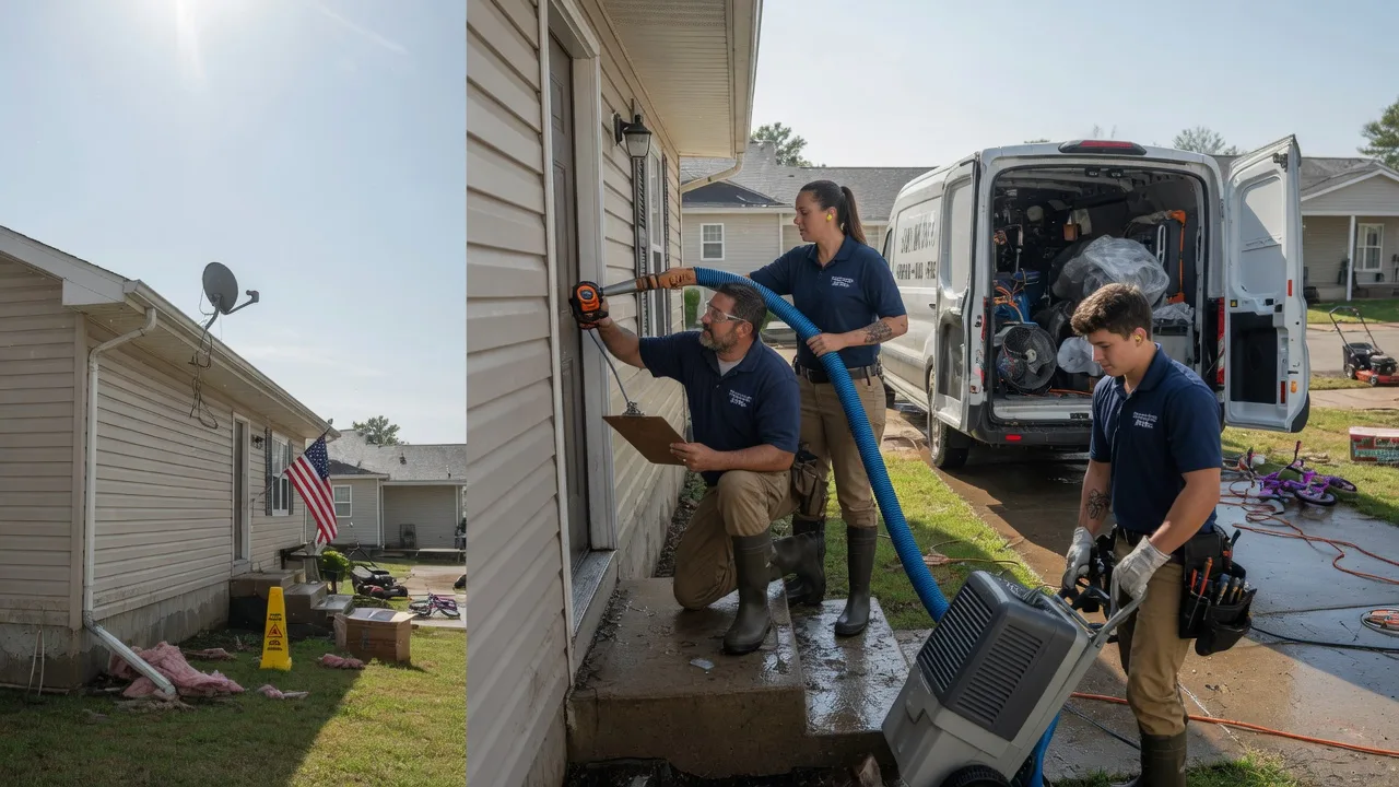 Ceiling Water Damage Restoration in Wessington, SD near me